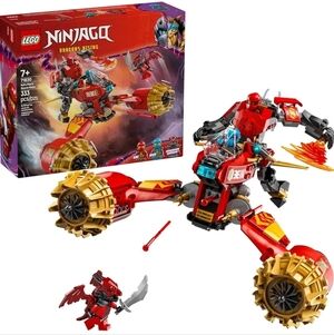 LEGO NINJAGODragon's Rising Kai's Mech Storm Rider W 3 Mini Figs